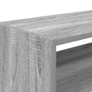 vidaXL Ράφι παπουτσιών στοιβαζόμενο γκρι Sonoma 60x30x30,5cm