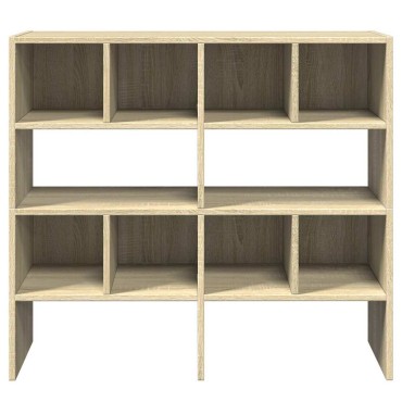 vidaXL Ράφια παπουτσιών 2 τμχ στοιβαζόμενα Sonoma Oak 89,5x30x40 cm