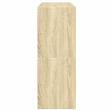 vidaXL Ράφια παπουτσιών 2 τμχ στοιβαζόμενα Sonoma Oak 89,5x30x40 cm
