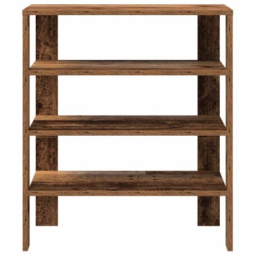Ράφι παπουτσιών vidaXL Παλιό ξύλο 61x32x70cm Κατασκευασμένο ξύλο