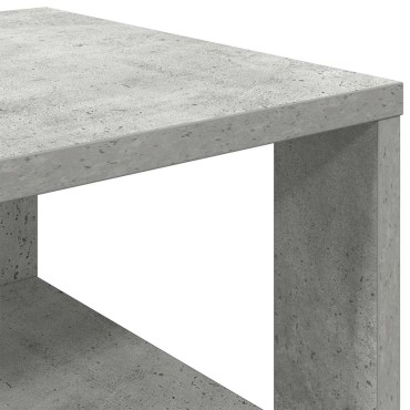 Ράφι παπουτσιών vidaXL Γκρι μπετόν 61x32x105cm Κατασκευασμένο ξύλο