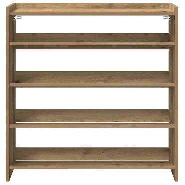 Ράφι παπουτσιών vidaXL Artisan Oak 80x25x81cm Κατασκευασμένο ξύλο