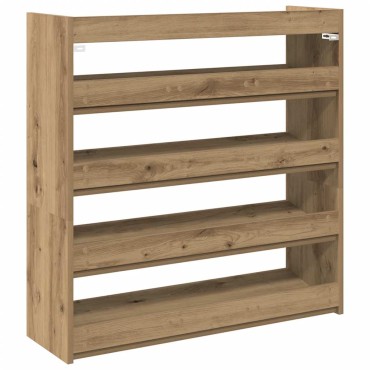 Ράφι παπουτσιών vidaXL Artisan Oak 80x25x81cm Κατασκευασμένο ξύλο