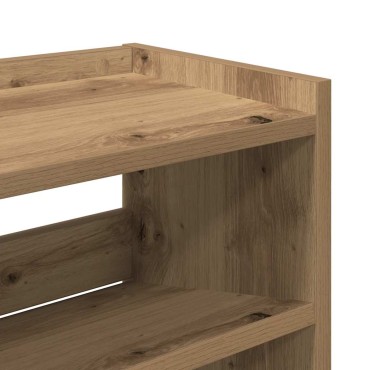 Ράφι παπουτσιών vidaXL Artisan Oak 80x25x81cm Κατασκευασμένο ξύλο