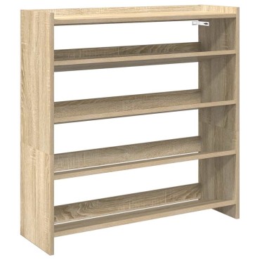 Ράφι παπουτσιών vidaXL Sonoma Oak 80x25x81cm Κατασκευασμένο ξύλο