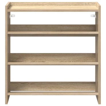 Ράφι παπουτσιών vidaXL Sonoma Oak 60x25x62cm Κατασκευασμένο ξύλο