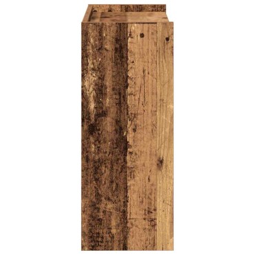 Ράφι παπουτσιών vidaXL Παλιό ξύλο 60x25x62cm Κατασκευασμένο ξύλο
