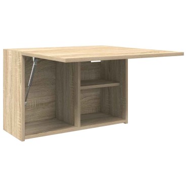 vidaXL Ντουλάπι τοίχου μπάνιου Sonoma Oak 60x25x40cm Ξύλινη κατασκευή 1 τεμ.