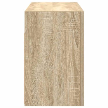 vidaXL Ντουλάπι τοίχου μπάνιου Sonoma Oak 60x25x40cm Ξύλινη κατασκευή 1 τεμ.