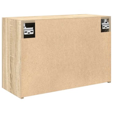 vidaXL Ντουλάπι τοίχου μπάνιου Sonoma Oak 60x25x40cm Ξύλινη κατασκευή 1 τεμ.