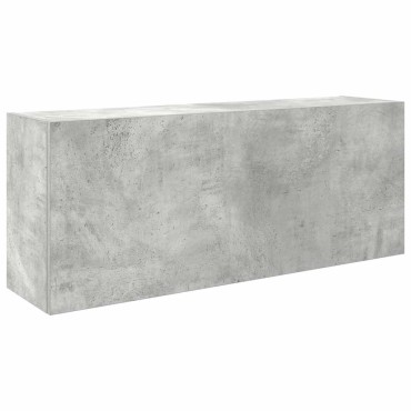 vidaXL Ντουλάπι τοίχου μπάνιου Μπετόν Γκρι 100x25x40cm 1 τεμ.