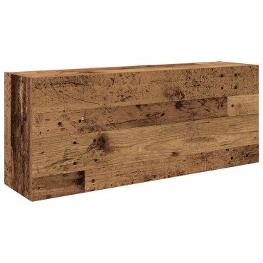 vidaXL Ντουλάπι τοίχου μπάνιου Παλιό ξύλο 100x25x40cm 1 τεμ.