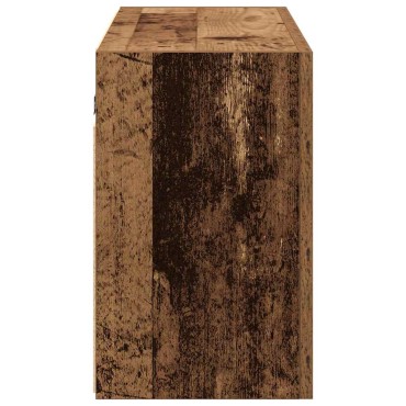 vidaXL Ντουλάπι τοίχου μπάνιου Παλιό ξύλο 100x25x40cm 1 τεμ.