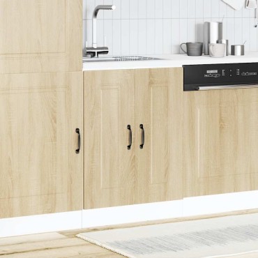 vidaXL Ντουλάπι βάσης νεροχύτη Kalmar Sonoma Δρυς 60x46x81,5cm 1 τεμ.
