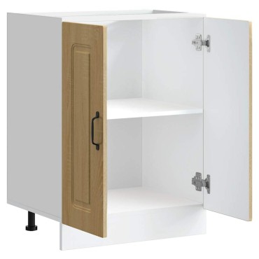 vidaXL Ντουλάπι βάσης νεροχύτη Kalmar Sonoma Δρυς 60x46x81,5cm 1 τεμ.