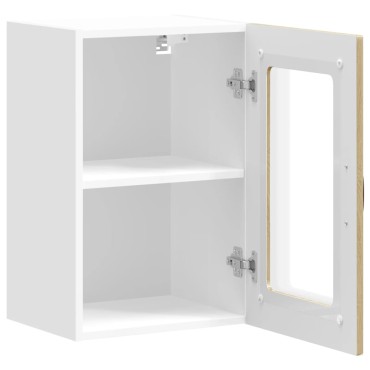 vidaXL ντουλάπι κουζίνας με γυάλινη πόρτα "Kalmar" Sonoma Oak 40x31x60cm