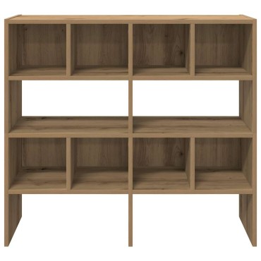 vidaXL Ράφια παπουτσιών 2 τμχ στοιβαζόμενα Artisan Oak 89,5x30x40 cm
