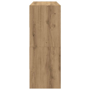 vidaXL Ράφια παπουτσιών 2 τμχ στοιβαζόμενα Artisan Oak 89,5x30x40 cm