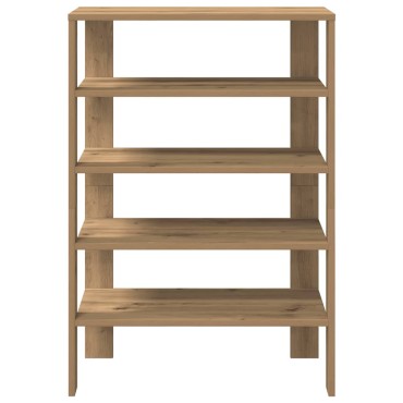 vidaXL Ράφι παπουτσιών Artisan Oak 61x32x87,5cm Κατασκευασμένο ξύλο