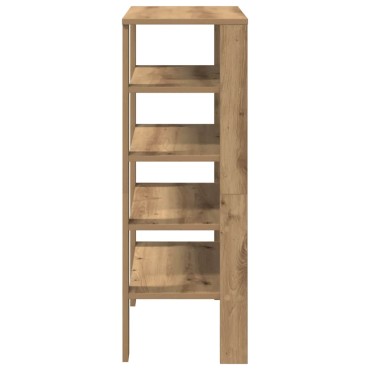 vidaXL Ράφι παπουτσιών Artisan Oak 61x32x87,5cm Κατασκευασμένο ξύλο