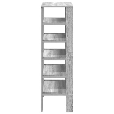 Ράφι παπουτσιών vidaXL Γκρι Sonoma 61x32x105cm Κατασκευασμένο ξύλο