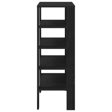 Ράφι παπουτσιών vidaXL Μαύρο 61x32x87,5cm Κατασκευασμένο ξύλο