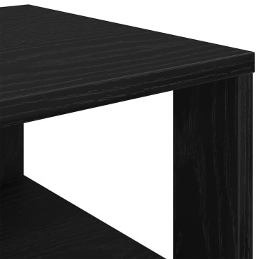 Ράφι παπουτσιών vidaXL Μαύρο 61x32x87,5cm Κατασκευασμένο ξύλο