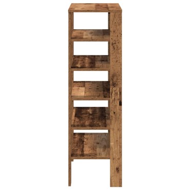 Ράφι παπουτσιών vidaXL Παλιό ξύλο 61x32x105cm Κατασκευασμένο ξύλο