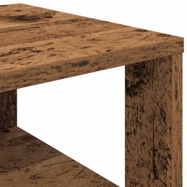 Ράφι παπουτσιών vidaXL Παλιό ξύλο 61x32x105cm Κατασκευασμένο ξύλο
