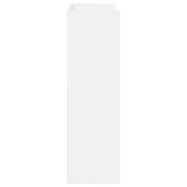 Ράφι παπουτσιών vidaXL Λευκό 60x25x81cm Κατασκευασμένο ξύλο
