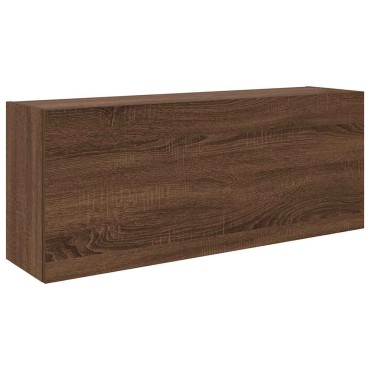 vidaXL ντουλάπι τοίχου μπάνιου καφέ δρυς 100x25x40cm