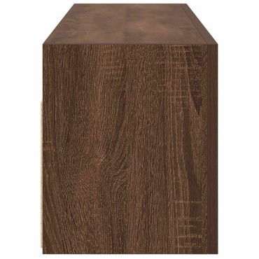 vidaXL ντουλάπι τοίχου μπάνιου καφέ δρυς 100x25x30cm