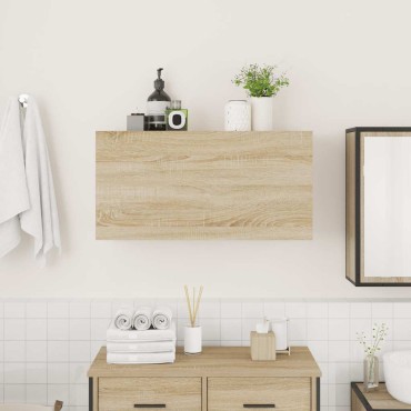 vidaXL Ντουλάπι τοίχου μπάνιου Sonoma Oak 80x25x40cm 1 τεμ.