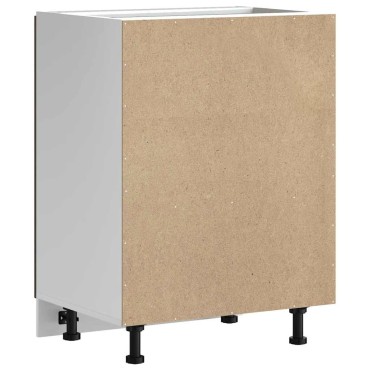 vidaXL Ντουλάπι βάσης νεροχύτη Kalmar Καφέ δρυς 60x46x81,5cm 1 τεμ.