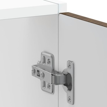 vidaXL Ντουλάπι βάσης νεροχύτη Kalmar Καφέ δρυς 60x46x81,5cm 1 τεμ.