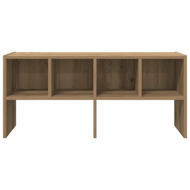 vidaXL Ράφι παπουτσιών στοιβαζόμενο Artisan Oak 89,5x30x40 cm