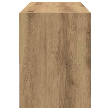 vidaXL Ράφι παπουτσιών στοιβαζόμενο Artisan Oak 89,5x30x40 cm