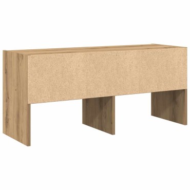 vidaXL Ράφι παπουτσιών στοιβαζόμενο Artisan Oak 89,5x30x40 cm
