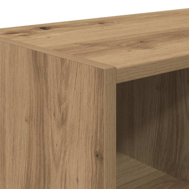 vidaXL Ράφι παπουτσιών στοιβαζόμενο Artisan Oak 89,5x30x40 cm