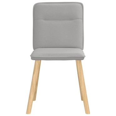 vidaXL Καρέκλες τραπεζαρίας 6 τεμ. Cloud Grey Fabric 45x54x86 cm
