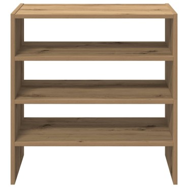 vidaXL Ράφια παπουτσιών 2 τμχ στοιβαζόμενα Artisan Oak 60x30x30,5cm