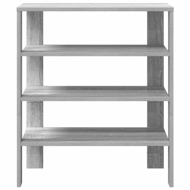 Ράφι παπουτσιών vidaXL Γκρι Sonoma 61x32x70cm Κατασκευασμένο ξύλο