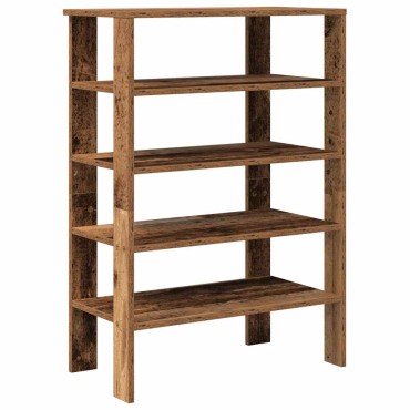 Ράφι παπουτσιών vidaXL Παλιό ξύλο 61x32x87,5 cm Κατασκευασμένο ξύλο