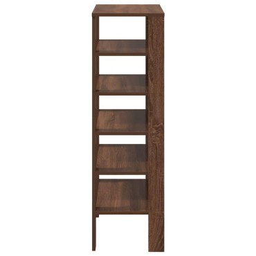 vidaXL Ράφι παπουτσιών καφέ δρυς 61x32x105cm Κατασκευασμένο ξύλο