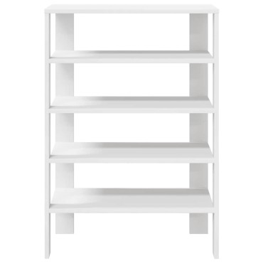Ράφι παπουτσιών vidaXL Λευκό 61x32x87,5cm Κατασκευασμένο ξύλο