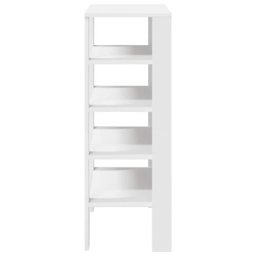 Ράφι παπουτσιών vidaXL Λευκό 61x32x87,5cm Κατασκευασμένο ξύλο