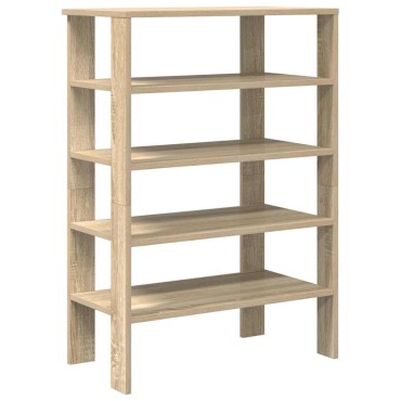 Ράφι παπουτσιών vidaXL Sonoma Oak 61x32x87,5cm Κατασκευασμένο ξύλο