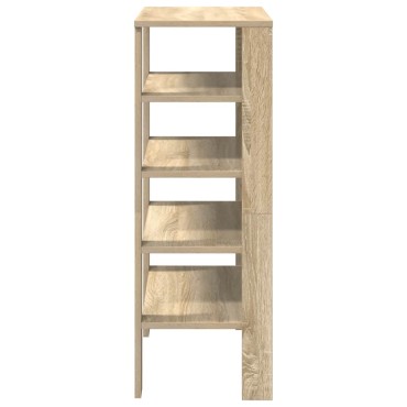 Ράφι παπουτσιών vidaXL Sonoma Oak 61x32x87,5cm Κατασκευασμένο ξύλο