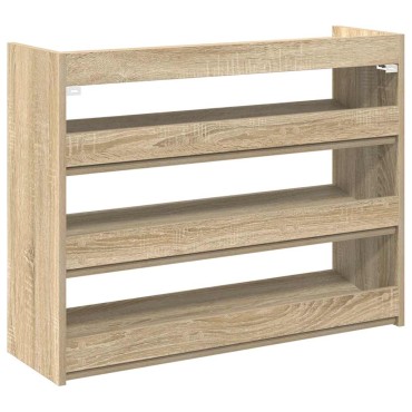 Ράφι παπουτσιών vidaXL Sonoma Oak 80x25x62cm Κατασκευασμένο ξύλο