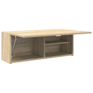 vidaXL Ντουλάπι τοίχου μπάνιου Sonoma Oak Κατασκευασμένο ξύλο 80x25x30 cm 1 τεμ.